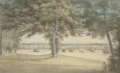Kirtlington Park, 9 października 1783 (akwarela na graficie, na papierze)